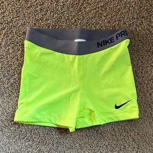Nike pro training shorts